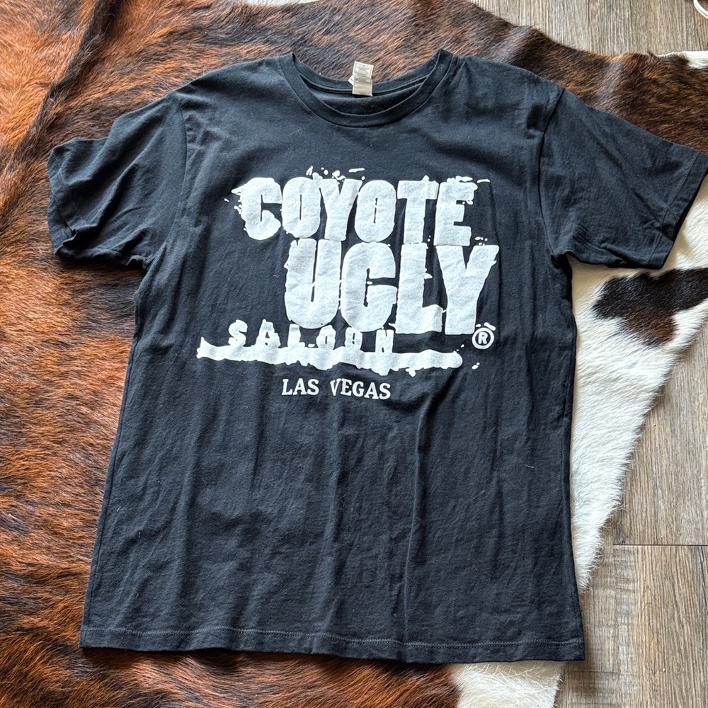 Black Coyote Ugly Saloon T-Shirt